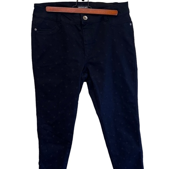 𝅺mason by Suko Black Patterned Pants EUC - Picture 1 of 10